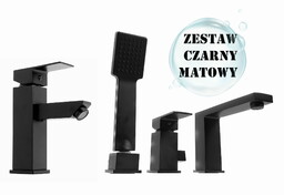 TERZO zestaw Bateria Wannowa 3 Otworowa + umywalkowa