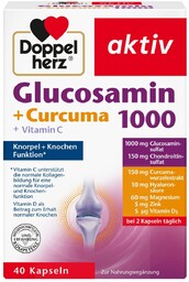 Glukozamina 1000 z Kurkumą i Witaminą C, Doppelherz,