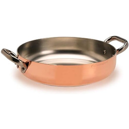 Pentole Agnelli ALCU110PI28 cynowana patelnia miedziana z 2