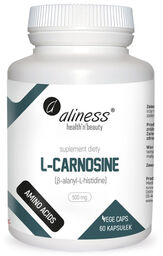 Aliness L-Carnosine, L-karnozyna 500 mg, 60 kapsułek vege