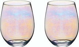 BarCraft, Perlig-Pink połyskujące szklanki do napojów z efektem