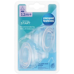 CANPOL BABIES EasyStart Smoczki silikon szybki do butelki