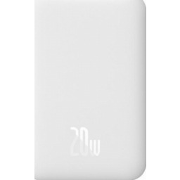 Baseus Magnetic Mini 6000mAh 20W MagSafe biały
