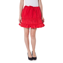 SPÓDNICA DENNY ROSE KRÓTKA KOBIETA CZERWONA