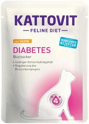 Kattovit Diabetes / Weight w saszetkach - Kurczak,