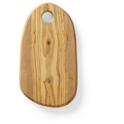 DESKA DO SERWOWANIA Z DREWNA OLIWNEGO Z OTWOREM