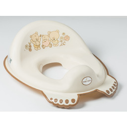 Tega Baby, Nakładka na sedes, antypoślizgowa, Miś, Beżowy