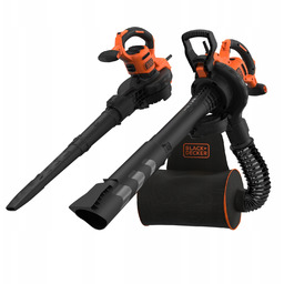 Black+decker Dmuchawa Odkurzacz Rozdrabniacz Do Liści 3W1 3000W