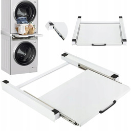 Stelaż Do Suszarki Pralki 54x60x7.5CM Wysuwana Półka 10KG