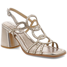 Alma En Pena Brązowe Sandały Lekkie Eleganckie Obuwie