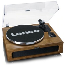 LENCO Gramofon LS-410WA Orzech, Manualny, Napęd paskowy, Bluetooth,