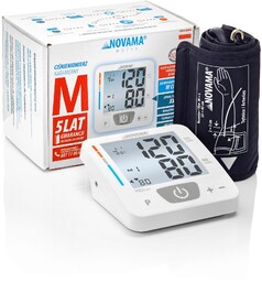 NOVAMA White M Ciśnieniomierz elektroniczny z ekranem