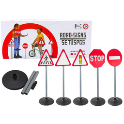 Znaki drogowe ostrzegawcze 5szt