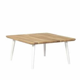 Stolik drewniany, dębowy. Kwadratowy stolik kawowy Modern Oak,