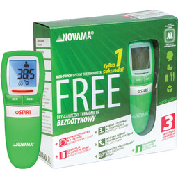 NOVAMA FREE COLORS FRESH GREEN Termometr bezdotykowy
