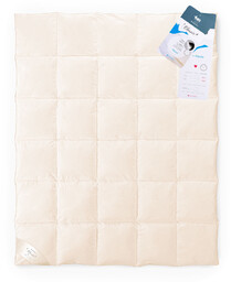 Kołdra 155 x 200 Natural Classic Pierze Krem