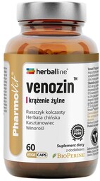 PHARMOVIT Venozin Krążenie Żylne suplement diety 60 kapsułek