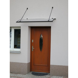 daszek nad drzwiami LANITPLAST TURKUS 140/85 antracyt LG2179