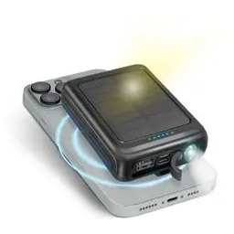 SBS TEBB5000MAGSK Solar MagSafe 5000mAh 10W Czarny Powerbank