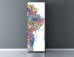 Oedim magnes na lodówkę słoń mandala 185 x