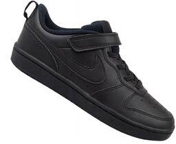Nike Court Borough Force Buty Czarne Na Rzep