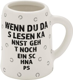 GRUSS & CO Dzbanek z motywem do czytania