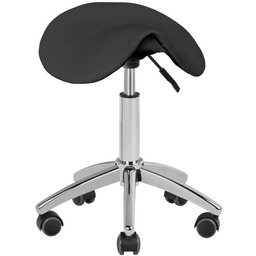 TABORET KOSMETYCZNY AM-302 CZARNY