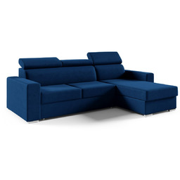 Narożnik z regulowanymi zagłówkami i funkcją spania Adela