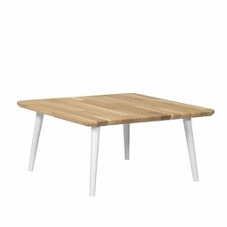 Stolik drewniany, dębowy. Kwadratowy stolik kawowy Modern Oak,