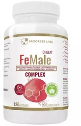Suplement diety, PROGRESS LABS FeMale Chelat Żelaza Complex