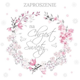 Zaproszenie Chrzest (10szt)
