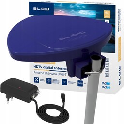 ANTENA ZEWNĘTRZNA AKTYWNA DVB-T2 HD TV 4K 8K