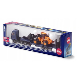 1790 Ciężarówka Man tir laweta ładowarka Jcb siku