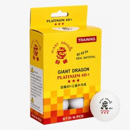 Piłeczki do Ping Ponga 6szt. Platinum