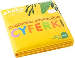 Akuku, książeczka edukacyjna do kąpieli, Cyferki, od 3