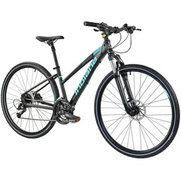 INDIANA Rower crossowy X-Cross 3.0 D17 damski Czarno-turkusowy