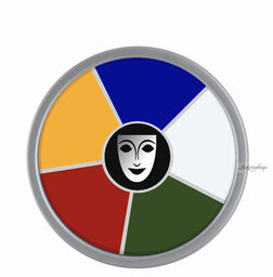 KRYOLAN - Supracolor - Rainbow Circle - Tłusta
