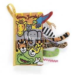 KSIĄŻECZKA DLA MAŁYCH DZIECI JELLYCAT Coucou Jungle DŻUNGLA