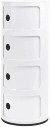 Szafka COMBI 4 biała BB-02B.WHITE - King Home