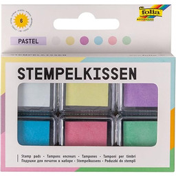 folia 30181 - zestaw pastelowych poduszek do stempli,