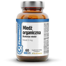 PAHRMOVIT Miedź organiczna, 60 kaps.
