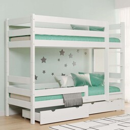 Łóżko piętrowe GAGATEK LUX 80x190 Biały OUTLET