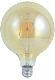 Retro żarówka Vintage Amber 304544 Polux G125 LED