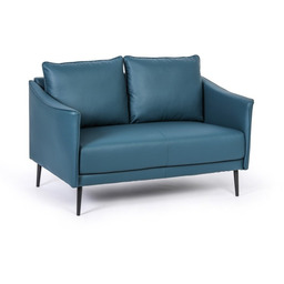 Sofa PATTY, 2-miejscowa, niebieski
