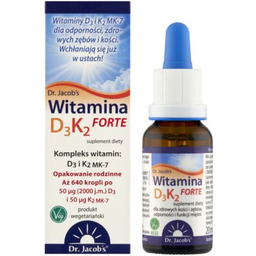 DR. JACOB''S Kompleks witamin D3K2 Forte (20 ml)