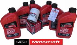 Filtr + olej Motorcraft 5W30 SYNTHETIC BLEND Ford