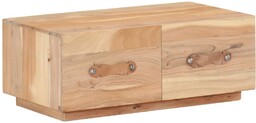 vidaXL Stolik kawowy, 90x50x35, lite drewno z odzysku