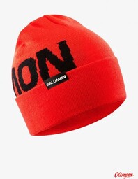 Salomon Czapka Zimowa Hermitage Beanie - Cherry Tomato