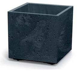 PROSPERPLAST Doniczka Sierra Square Beton Effect DSI400E Antracytowy