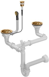 QUADRON Odpływ PUSH TO OPEN 3 1/2"